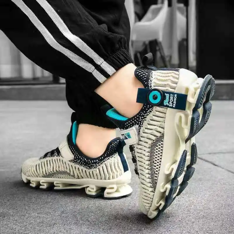 

Boys Spring 2021 New Shoes Children's Non-slip Breathable Mesh Sports Shoes Baby Running Shoes