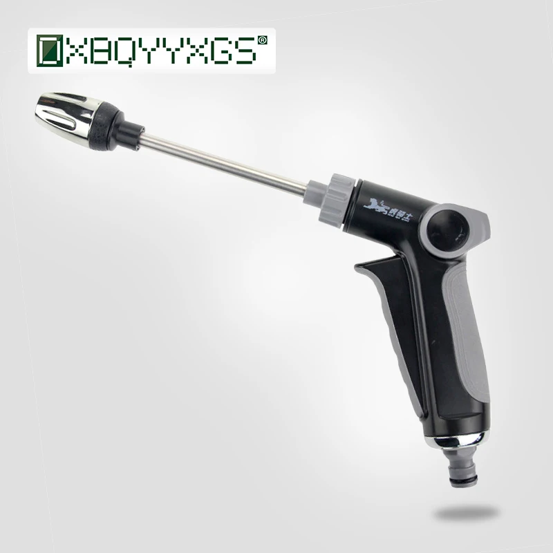 

High Pressure Car Wash Water Gun Strong Momentum Clean Tool Electroplating Nozzle One Key Switch Adjustable Water Flowers