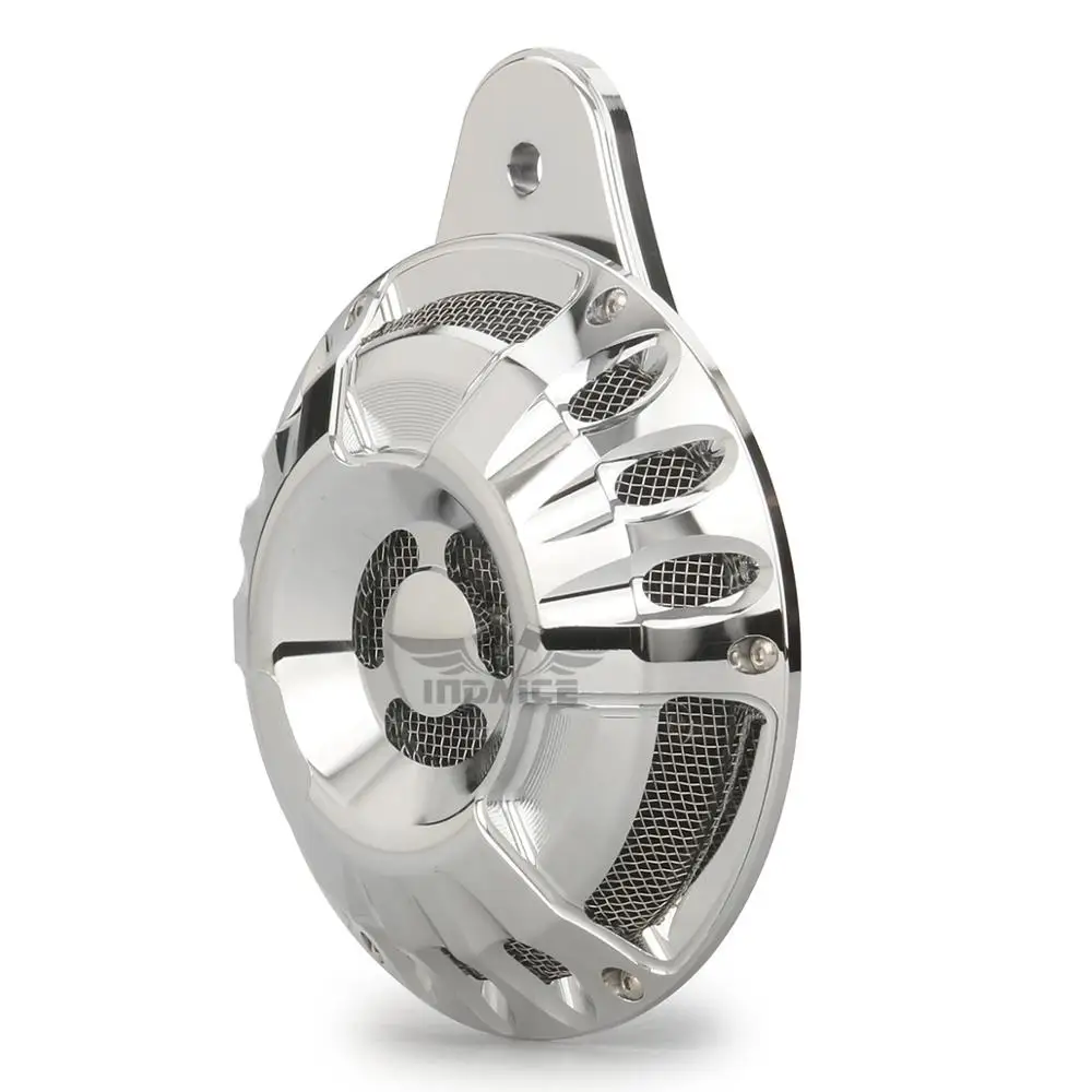 Хромированный глубокий ЧПУ Резак для harley Horn Cover kit FLT Touring big twin FLHR FLHX FLTR FLHT 91