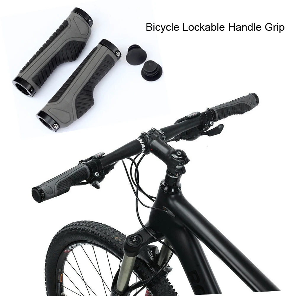 

New Bicycle Grips Anti-Skid Comfortable Fiber leather Bike Handlebars Grips Lock-on Mountainbike Bicycle Handle Bar Grips Parts