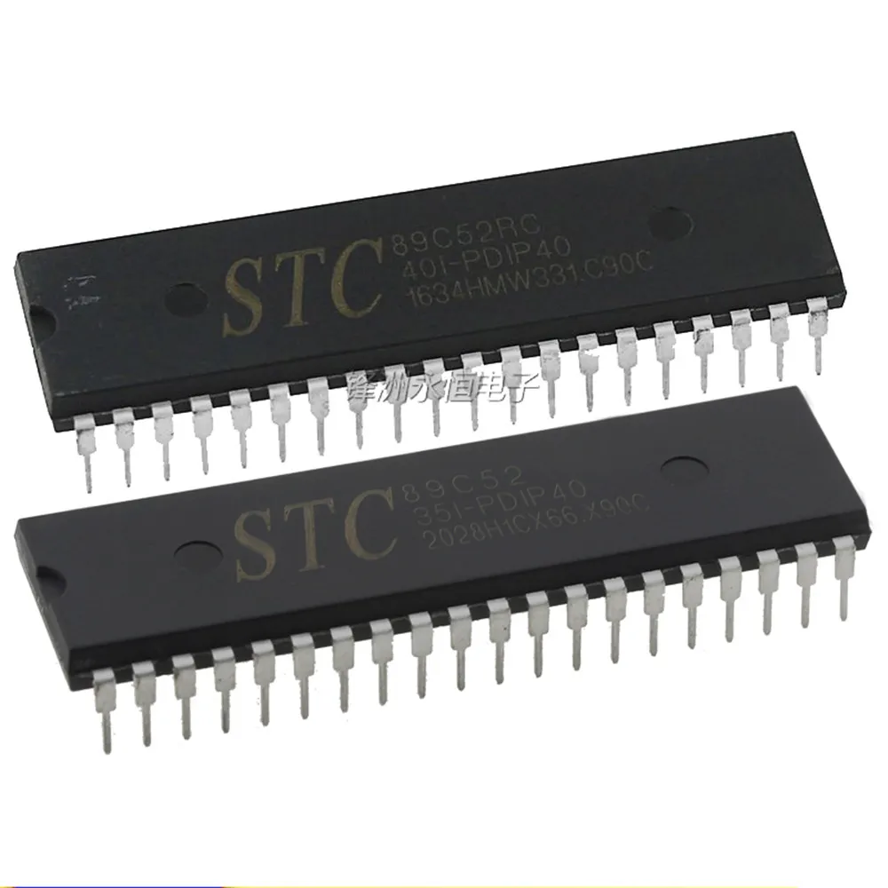 1 шт. промышленных Класс однокристального STC89C52 STC89C52RC 40I PDIP40 PLCC44 LQFP44G|Интегральные
