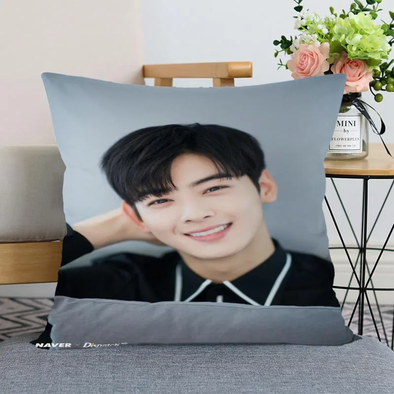Новое поступление чехлы для подушек Cha EunWoo индивидуальный подарок с принтом (одна