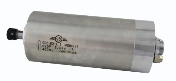

CNC Router Spindle 1.5kw Er16 400Hz 24000rpm Water Cooled Spindle Motor