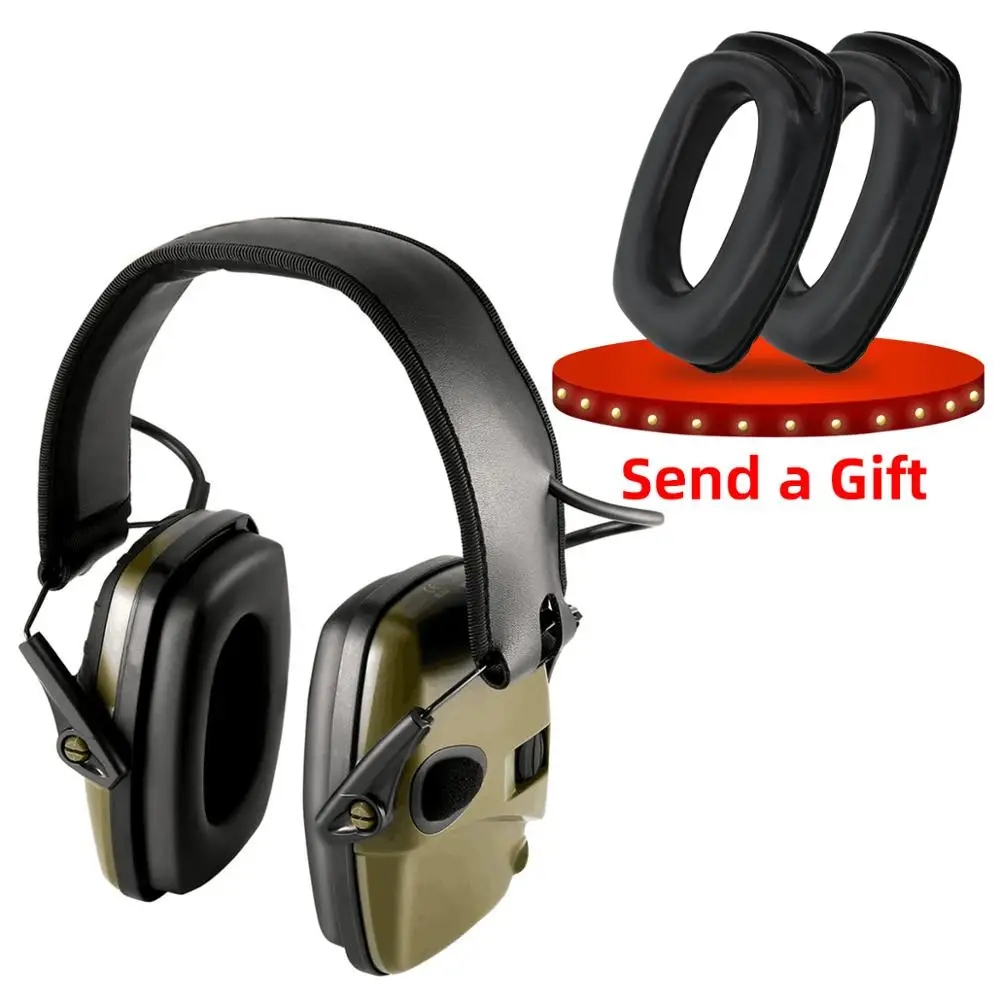 Электронные Наушники для стрельбы уличные спортивные наушники с усилением шума