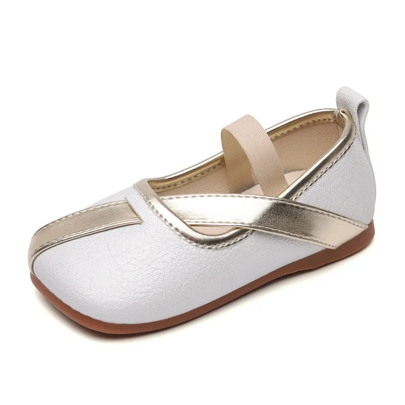 

Toddlers Girls Leather Shoes Fashion Princess Kids Flats Simple Special Style 2021 Autumn New Children's Shoes For Girls 21-30