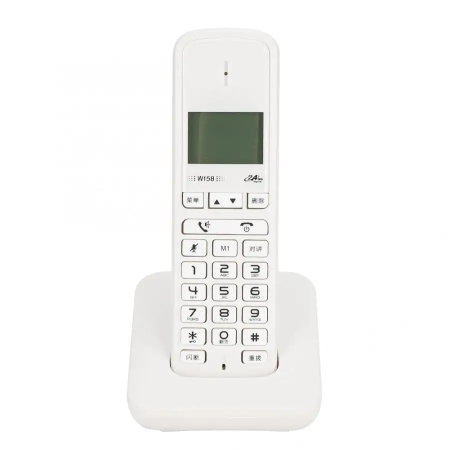 W158 цифровой беспроводной ручной Бесплатный домофон Hands Free телефонный