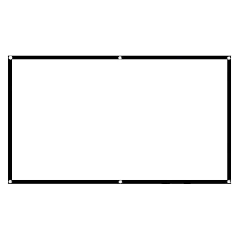 Проектор Sn 100 дюймов складной бесшовный портативный наружный мобильный фильм