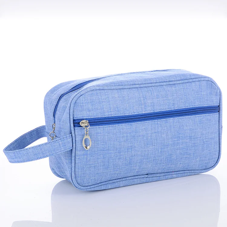 Frosted light blue Косметический мешок для органайзеры для косметики Для женщин для путешествий, органайзер, Водонепроницаемый женская косметичка Для мужчин Красота чехол упаковать косметички - Цвет: Frosted light blue