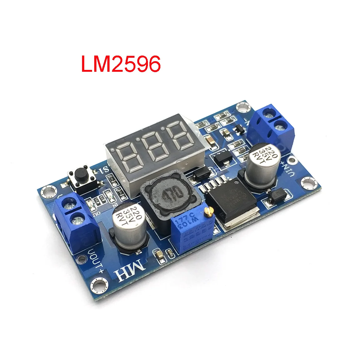 LM2596 DC понижающий модуль 4 0 ~ 40 В до 1 25 37 в Регулируемый регулятор напряжения со
