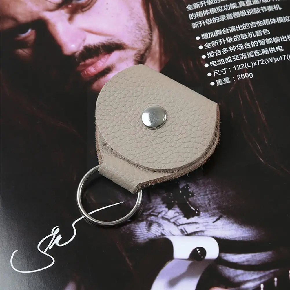 

Новинка 2021, высокое качество, 1 шт. держатель для гитары, искусственная кожа, брелок в форме горячего чехла, сумка для аксессуаров, продажа ак...