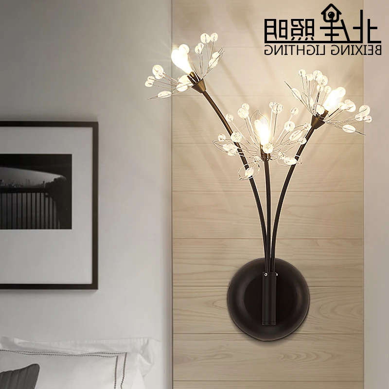 

Japan wall lamp crystal bedroom dining room aisle wall lights for home