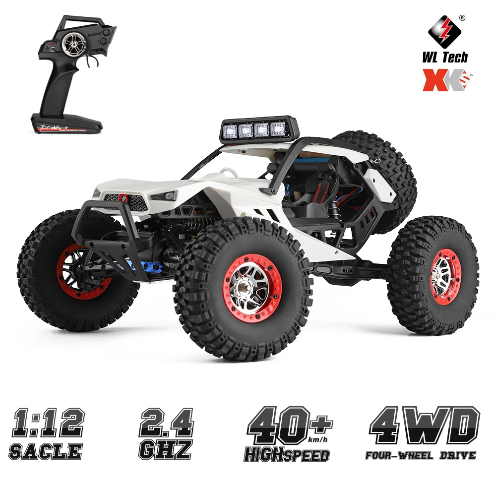 WLtoys XK 12429 1:12 Радиоуправляемый автомобиль гусеничный 40 км/ч гоночный 4WD 2 4G