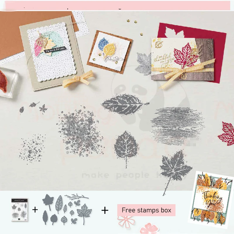 

Штампы и листья для скрапбукинга, металлические