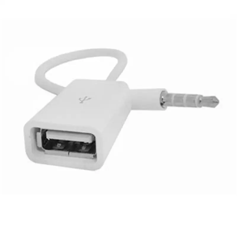 35 мм аудио разъем к USB 20 Мужской Кабель переходник для зарядки автомобиля iPod шнур