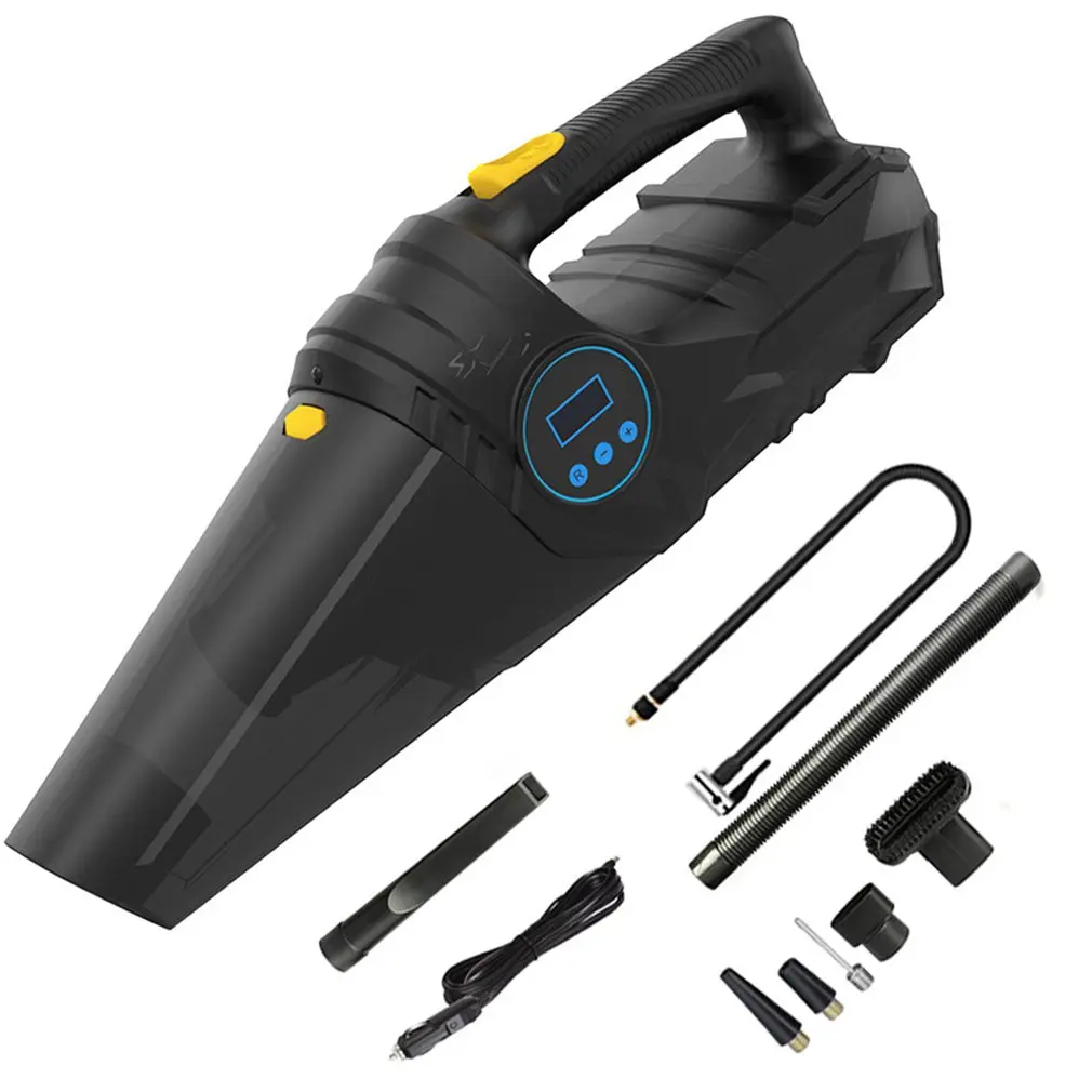 

High Quality Portable 4 In 1Wireless Convenient Handheld Powerful Car Vacuum Cleaner With Air Pump LED Light