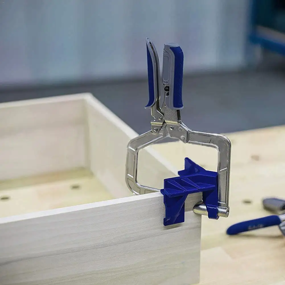 1 шт. прямоугольный разъем (под углом 90 градусов) Деревообработка Зажим рамка для