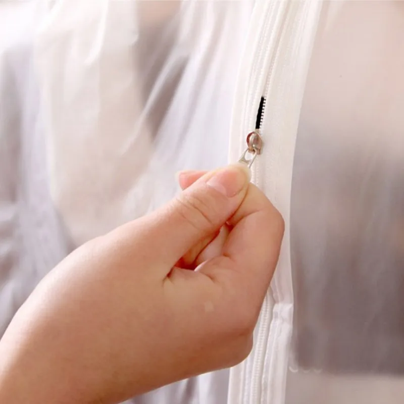 

Clothes Hanging Garment Dress Clothes Suit Coat Dust Cover Home Storage Bag Pouch Case Organizer Wardrobe Hanging Clothing