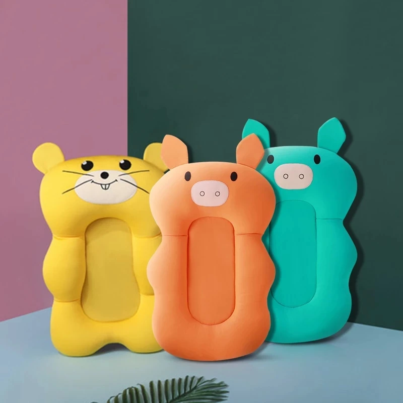 

Baby Bath Pad Non-Slip Bathtub Newborn Safety Security Bath Seat Baby Shower Portable Air Cushion Bed Babies Mat Support