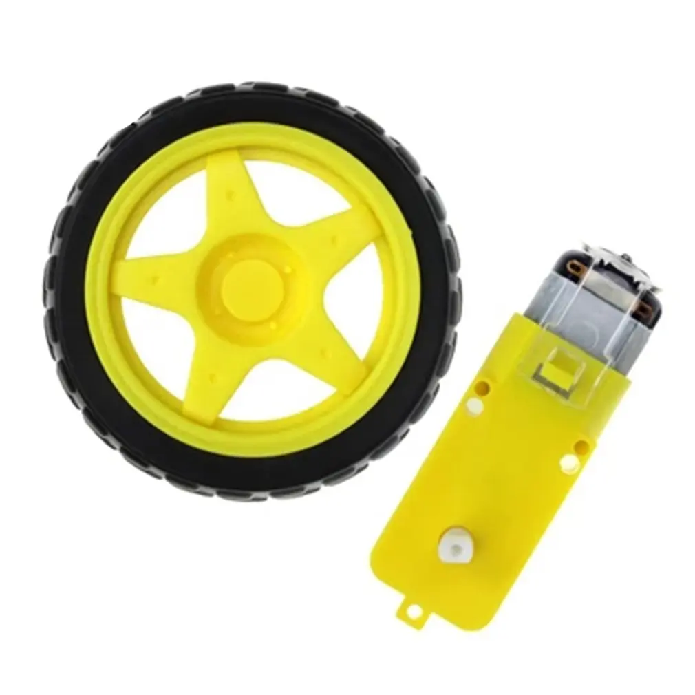 

TT Motor Smart Car Robot Gear Motor supporting wheels a / smart car chassis motor / robot car wheels