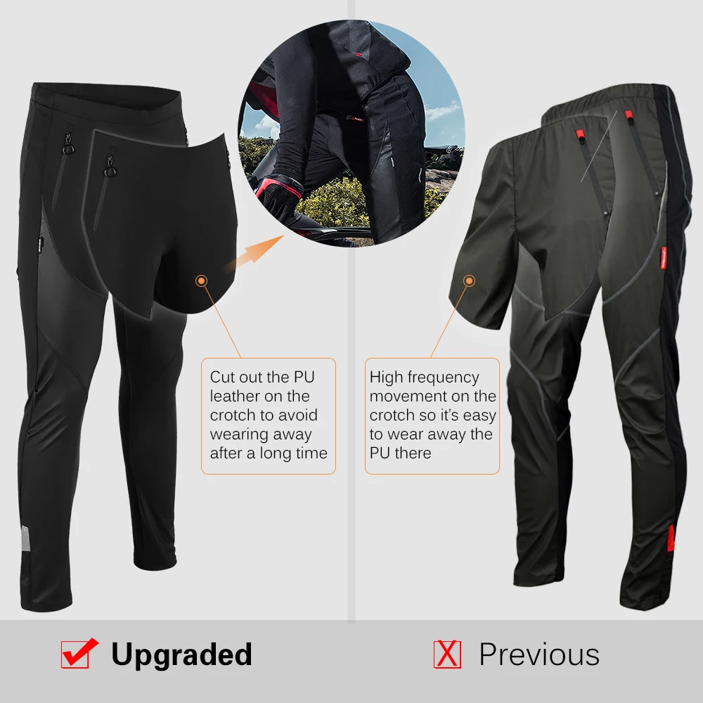 Santic 2017 мужские ветрозащитные длинные штаны для велоспорта верховой езды на зиму