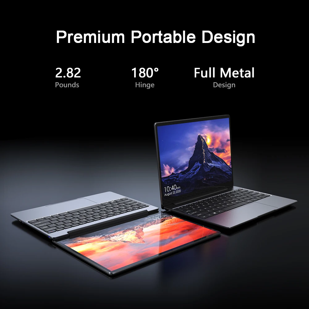 Ноутбук CHUWI GemiBook 13 дюймов 2K IPS LPDDR4X 12 + 256 Гб SSD Intel Celeron Windows 10|Ноутбуки| |