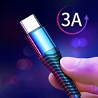 Type C Micro USB зарядное устройство для iPhone кабель USB-C зарядное устройство Type-C Micro USB кабель для синхронизации данных кабель для быстрой зарядки провод Быстрый 3A QC3.0 QC 3.0 Quick Charge Mobile Phone Tabl