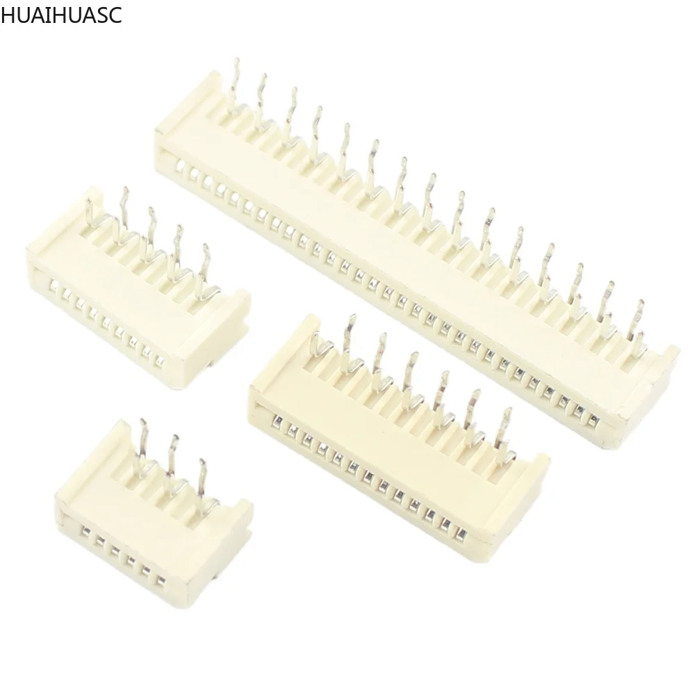 10 шт. FPC FFC 1 25 мм Шаг прямой угол двойные контакты ленточный плоский кабель