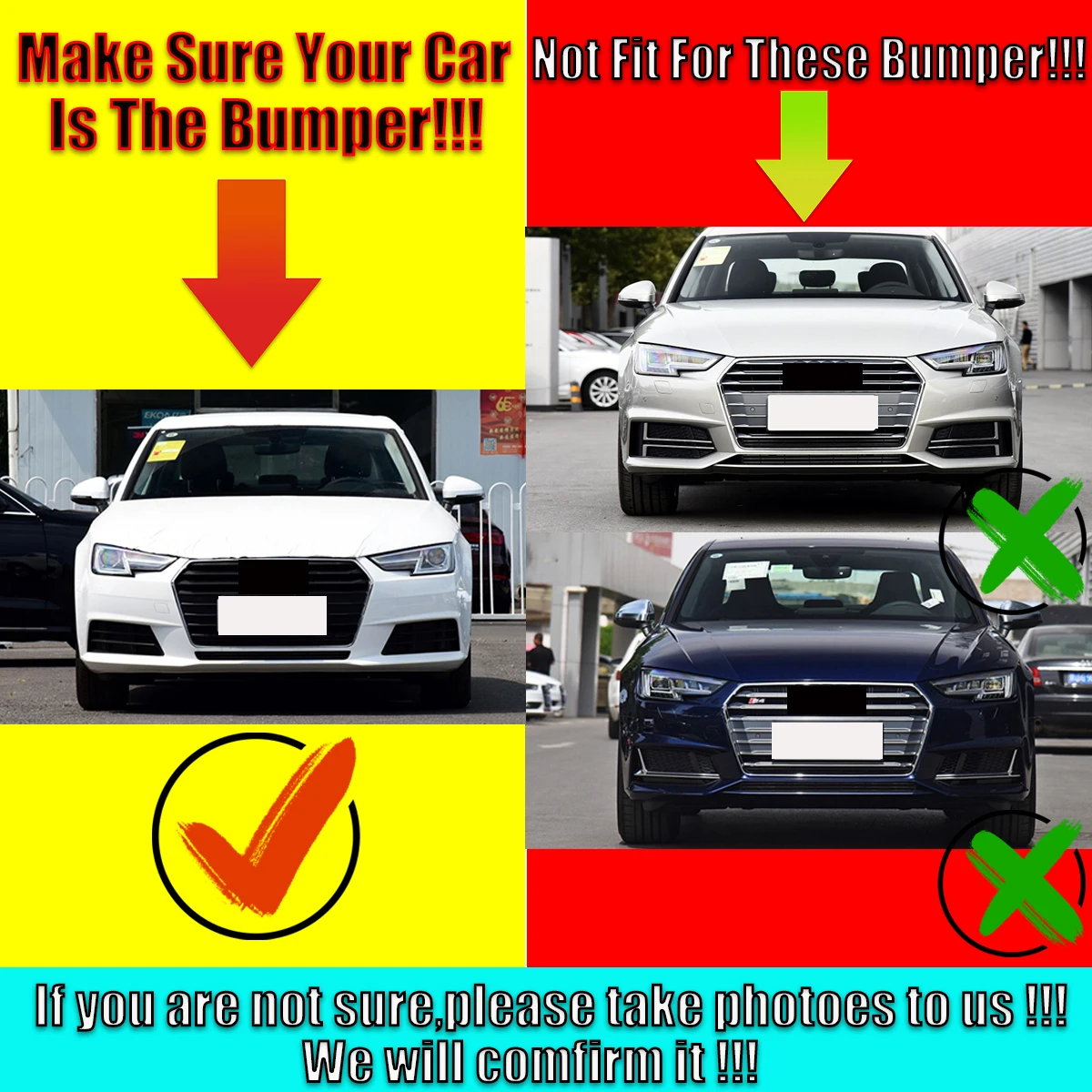 Яркий черный/карбоновый вид комплект из 3 предметов для переднего бампера и