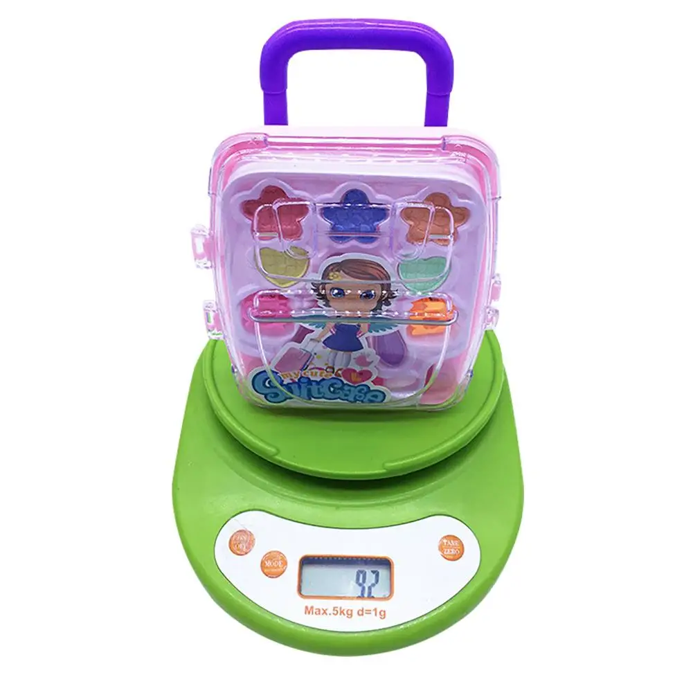 Детская косметика принцесса макияж коробка тележка чехол форма тени для век