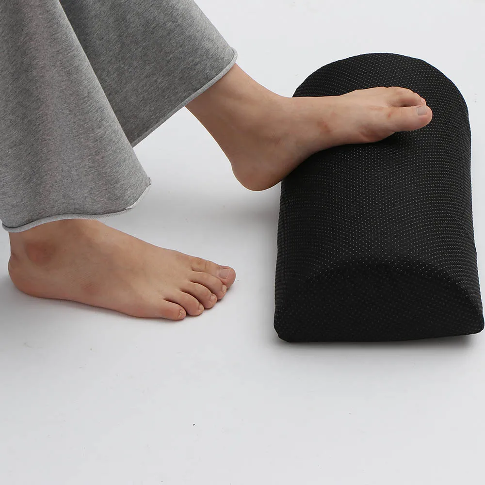 

S Shape Sponge Portable Travel Footrest Leg Raiser Pillow Plane Train Body Bed Foot Rest Relax Support Pillow Pad Massage Pillow
