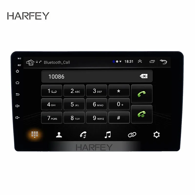 Harfey Android 8 1 9 дюймов HD сенсорный экран Универсальный Автомобильный GPS навигатор
