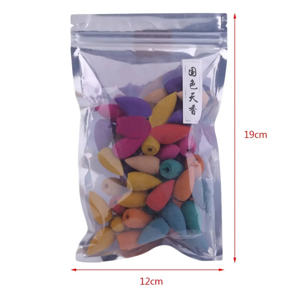 

50pcs Bullet Backflow Incenses Sandalwood Tower Incense Burner Fragrant Reflux Aromatherapy Cones Household Perfume