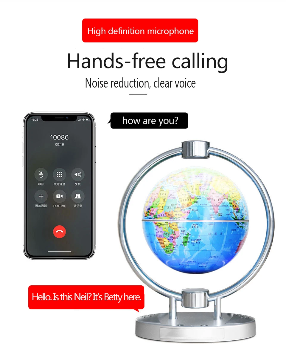 Магнитный левитационный Плавающий глобус 6 &quotантигравитационная карта мира