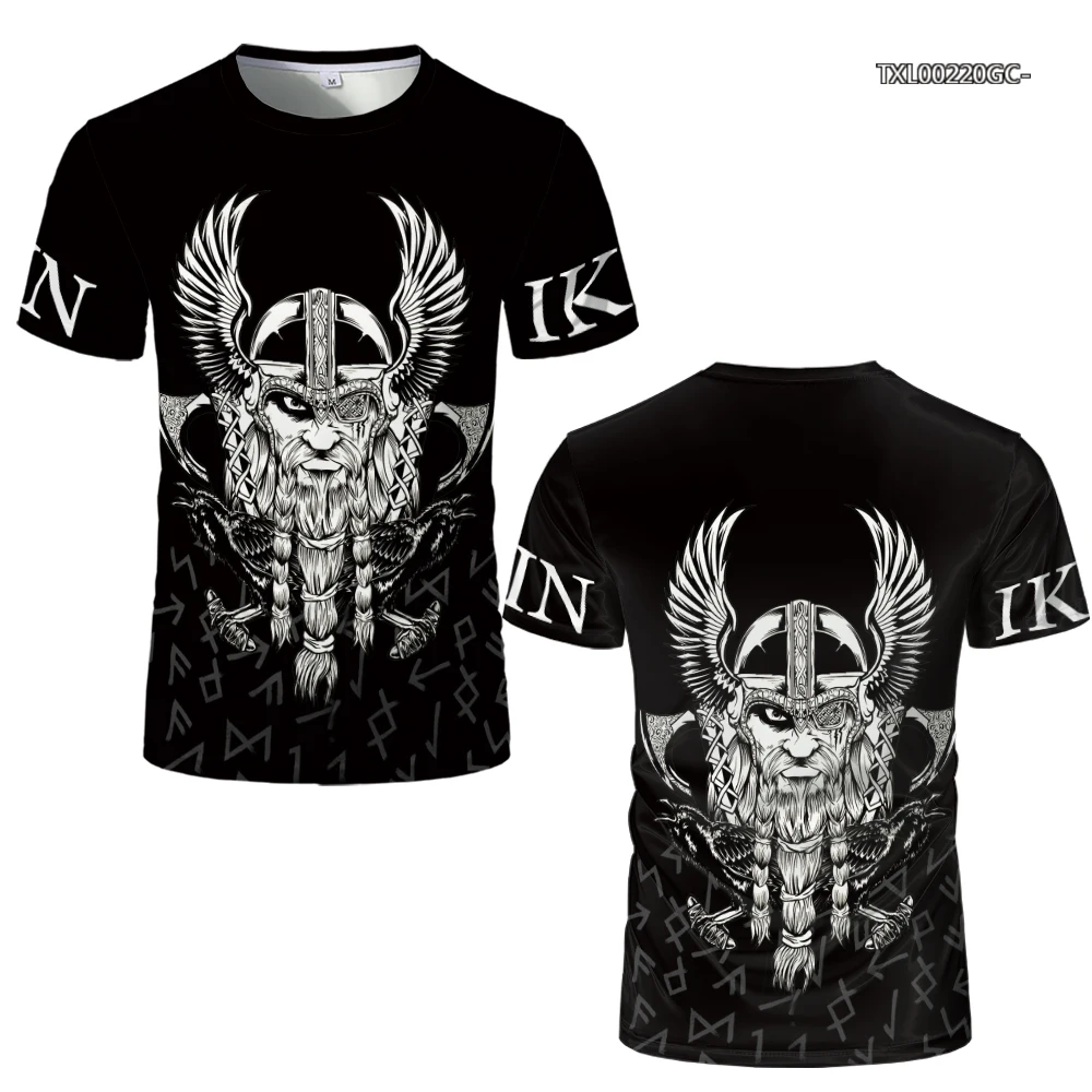 

T-shirt size man 3D printing Simplicity casual shirts hot black character Retro tshirt