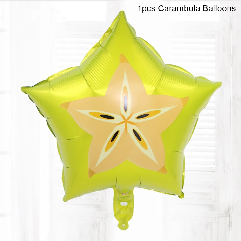 Фруктовый гелиевый воздушный шар покрытый фольгой вечерние украшения на день