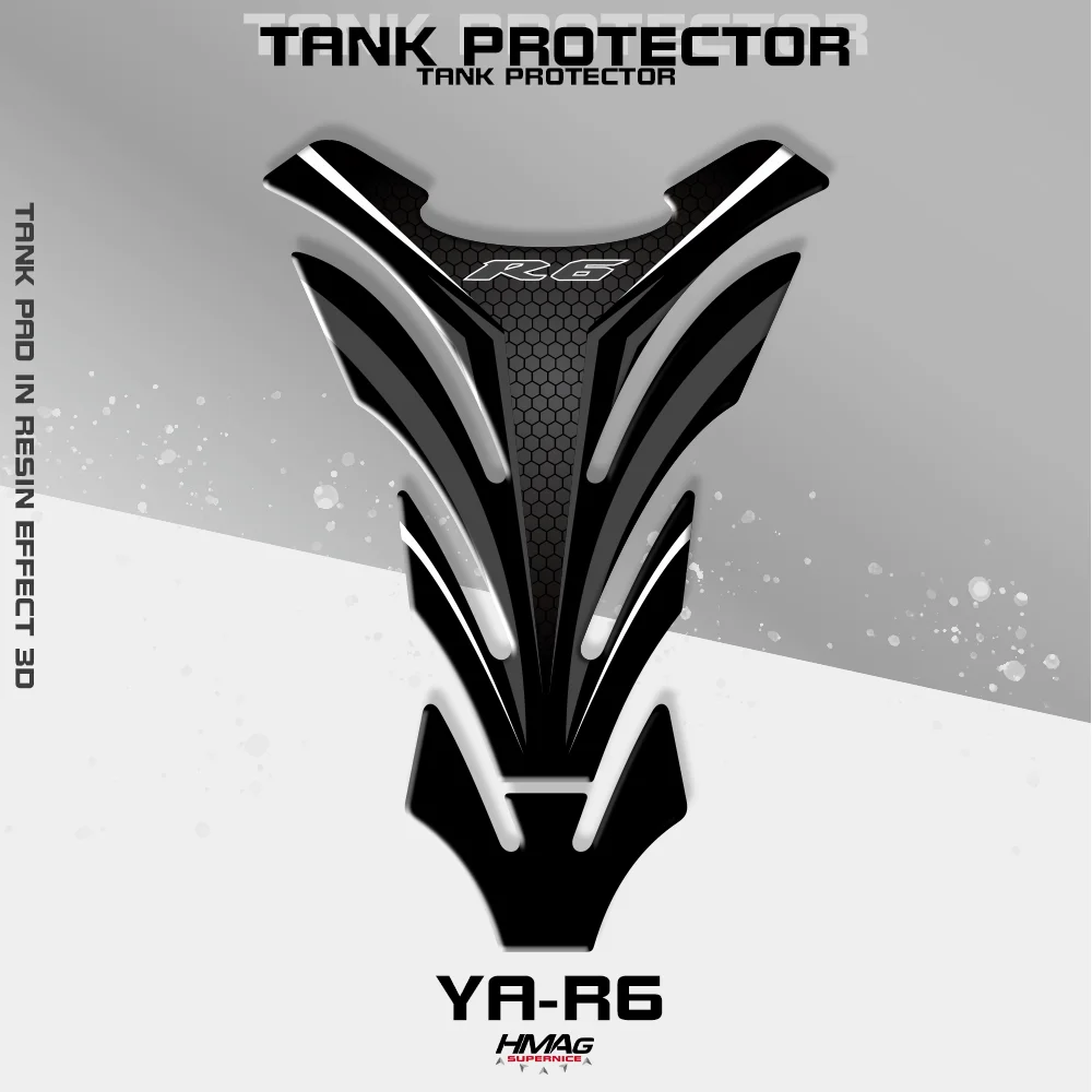 

Motorcycle TANK PROTECTOR Gas Cap Pad Filler Protector Sticker Decal 4 Colors For Fit YAMAHA R6 YZF600 YZFR6