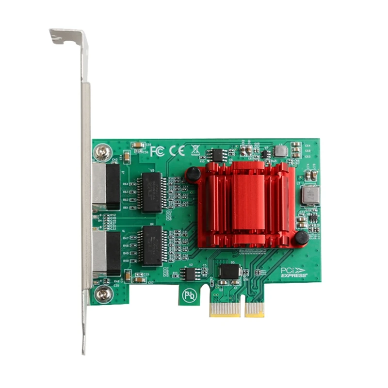 

PCIe X1 Серверная сетевая карта с двумя портами 1000 Мбит/с, гигабитная PCI-E 1X RJ45 82571 Ethernet-карта, Pcie Серверный Сетевой адаптер