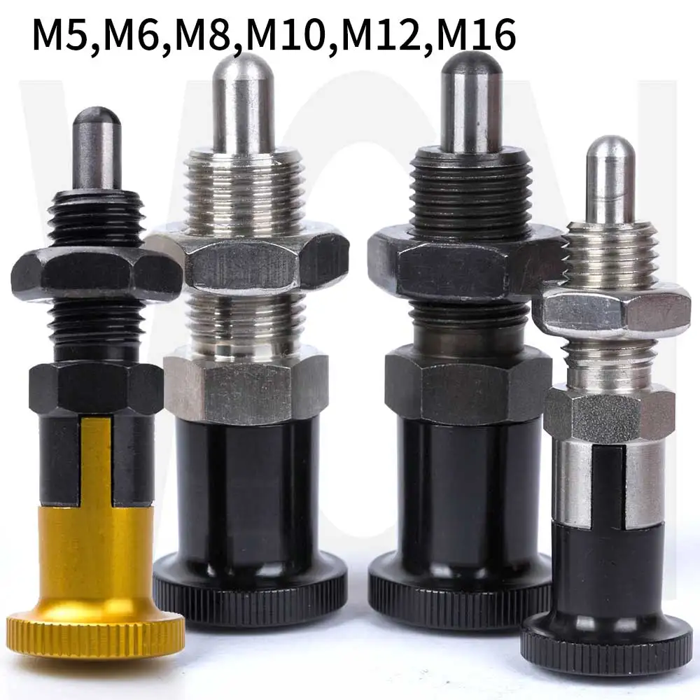 

PXYKN SXYKN PXKN Index Bolts Indexing Plunger ,Fine Thread ,Aluminum Knob,Stainless Steel & Carbon steel ,Return & Rest Type