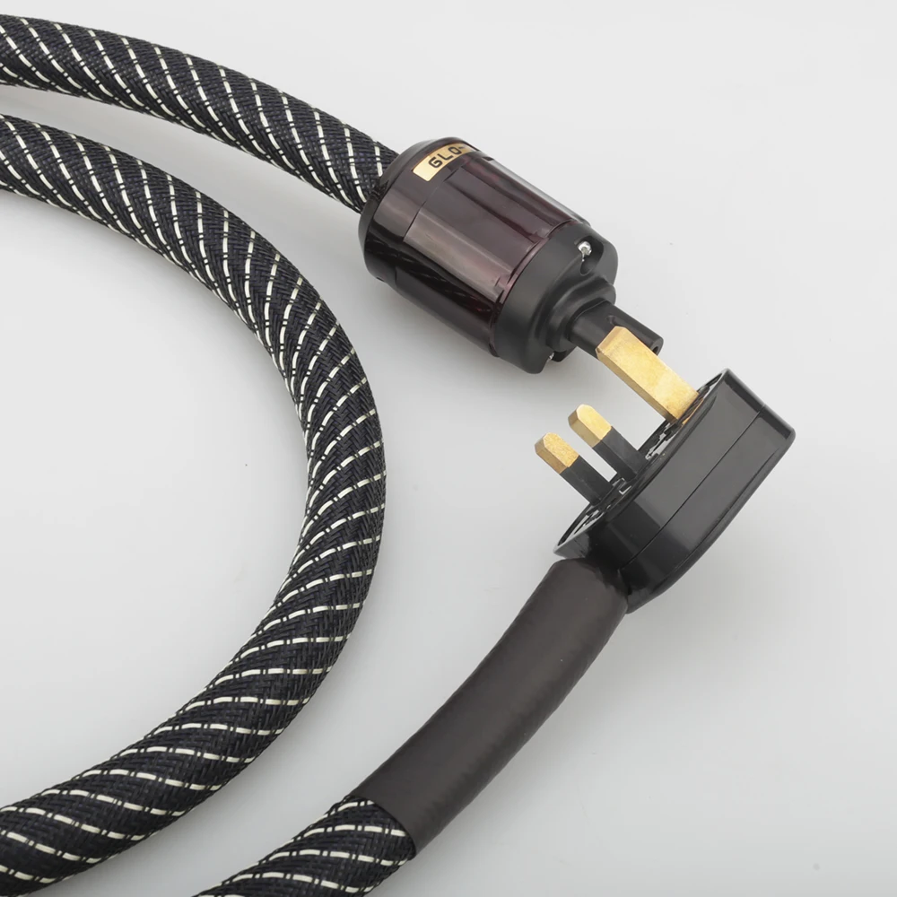 Кабель питания Audiocrast P101 UK с цифра C7 IEC 8 силовой кабель Hi Fi Питания UK|Кабели VGA| |