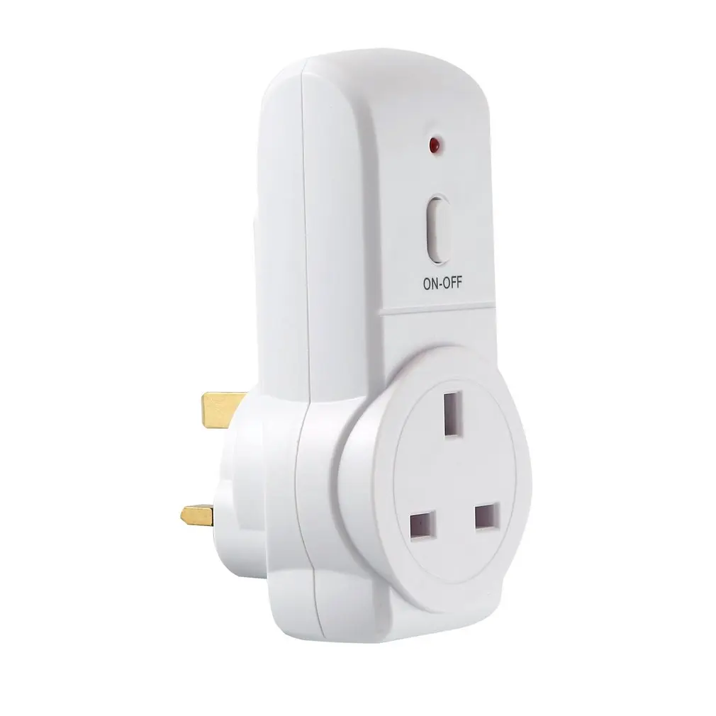 Таймер обратного отсчета с британской вилкой умный выключатель дистанционным