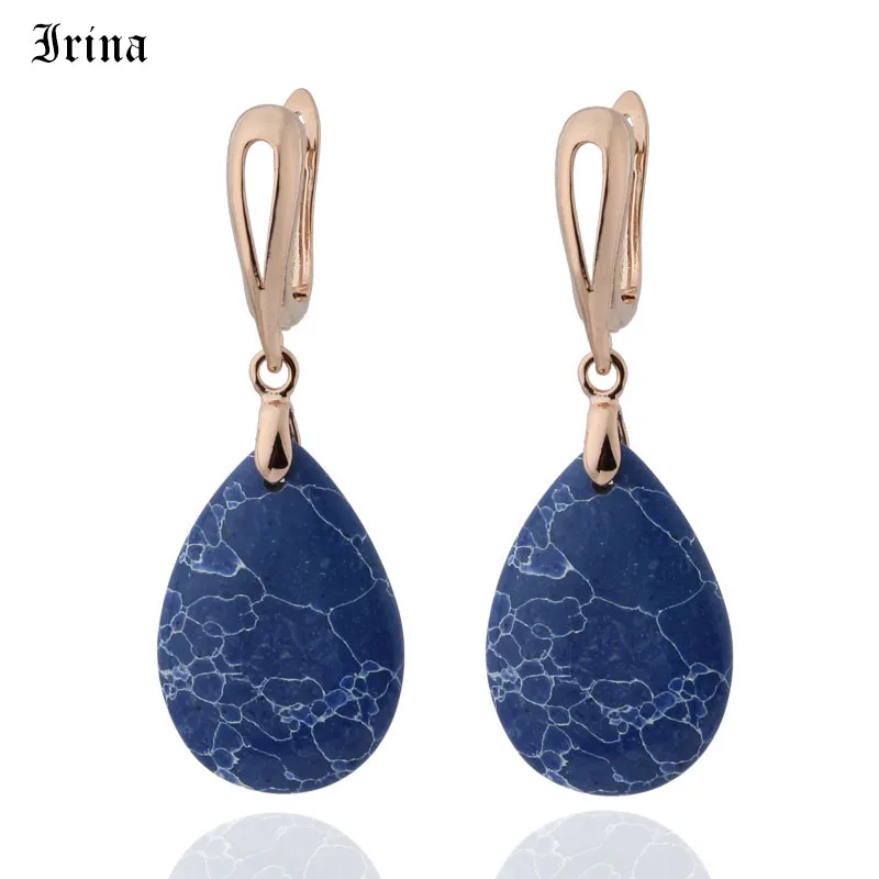 Женские Висячие серьги с капельками воды 1 пара ювелирное изделие ручной работы