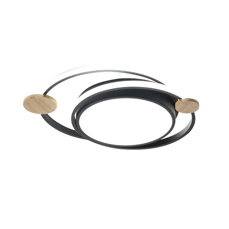 Современная Потолочная люстра светодиодный светильник белого/черного цвета для