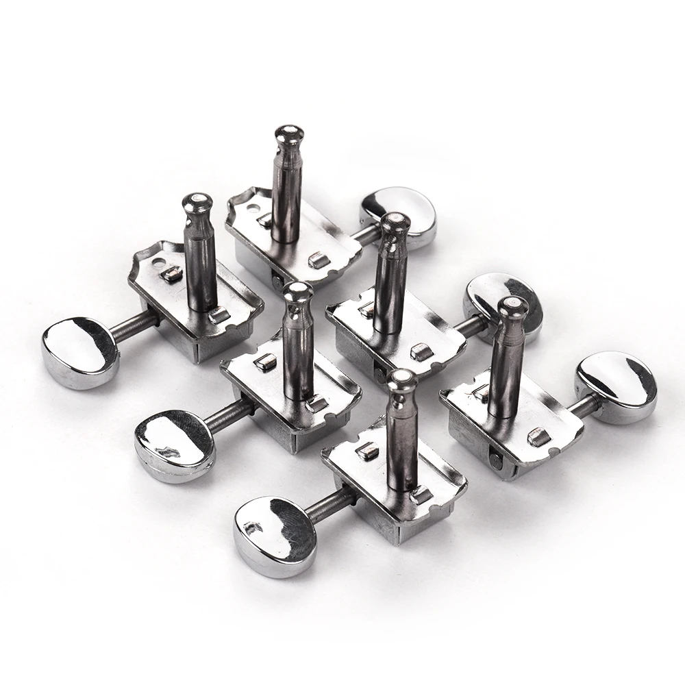 6 In-Line полузакрытые тюнеры для гитары настройка колышек набор головок