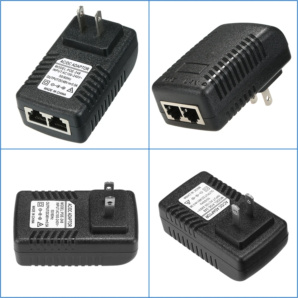 POE инжектор адаптер совместимый с IEEE802.3af для IP-камеры телефона беспроводная точка