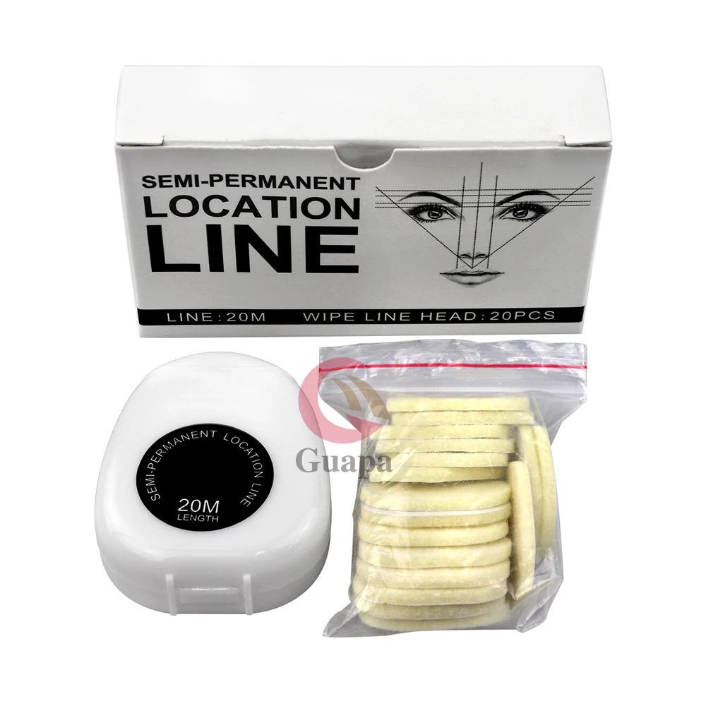 Brows Mapping Strings NO Pre-Ink Microblading eyebrows Positioning Tools PMU accessories each box Contains 65 ft of string