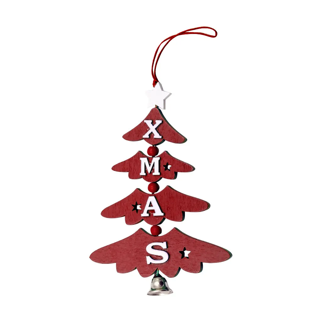 Рождественские изысканные деревянные подвесные украшения премиум класса