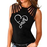 heart hope faith love blessed printing t shirts women clothes summer graphic tee aesthetic shirts for women loose off shoulder