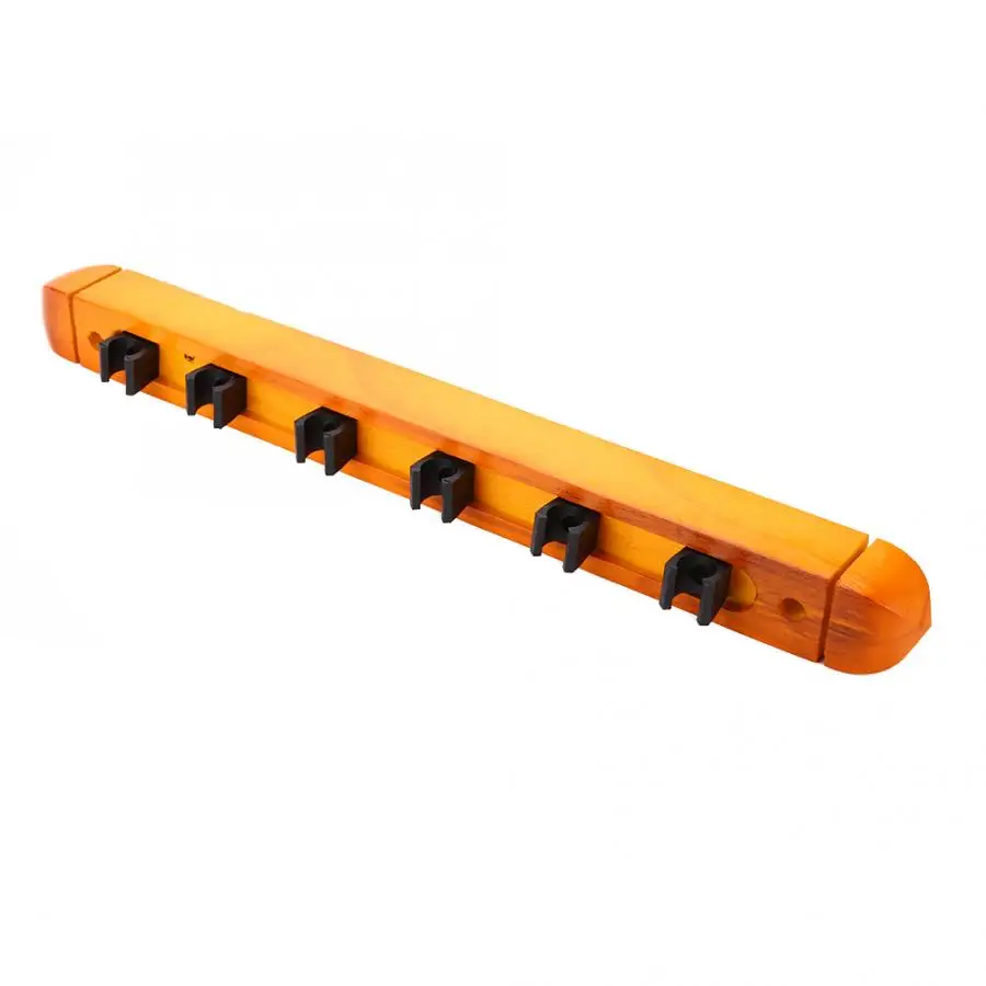 Прочная портативная деревянная стойка для бильярдного кия настенная держатель