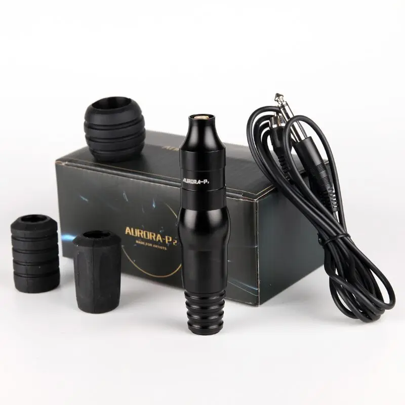 Новая Профессиональная вращающаяся тату машинка Aurora P2 с электродвигателем для