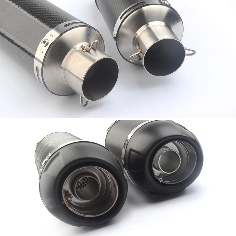 Выхлопная труба для мотоцикла глушитель из углеродного волокна 51 Cafe Racer Yamaha Nmax Honda